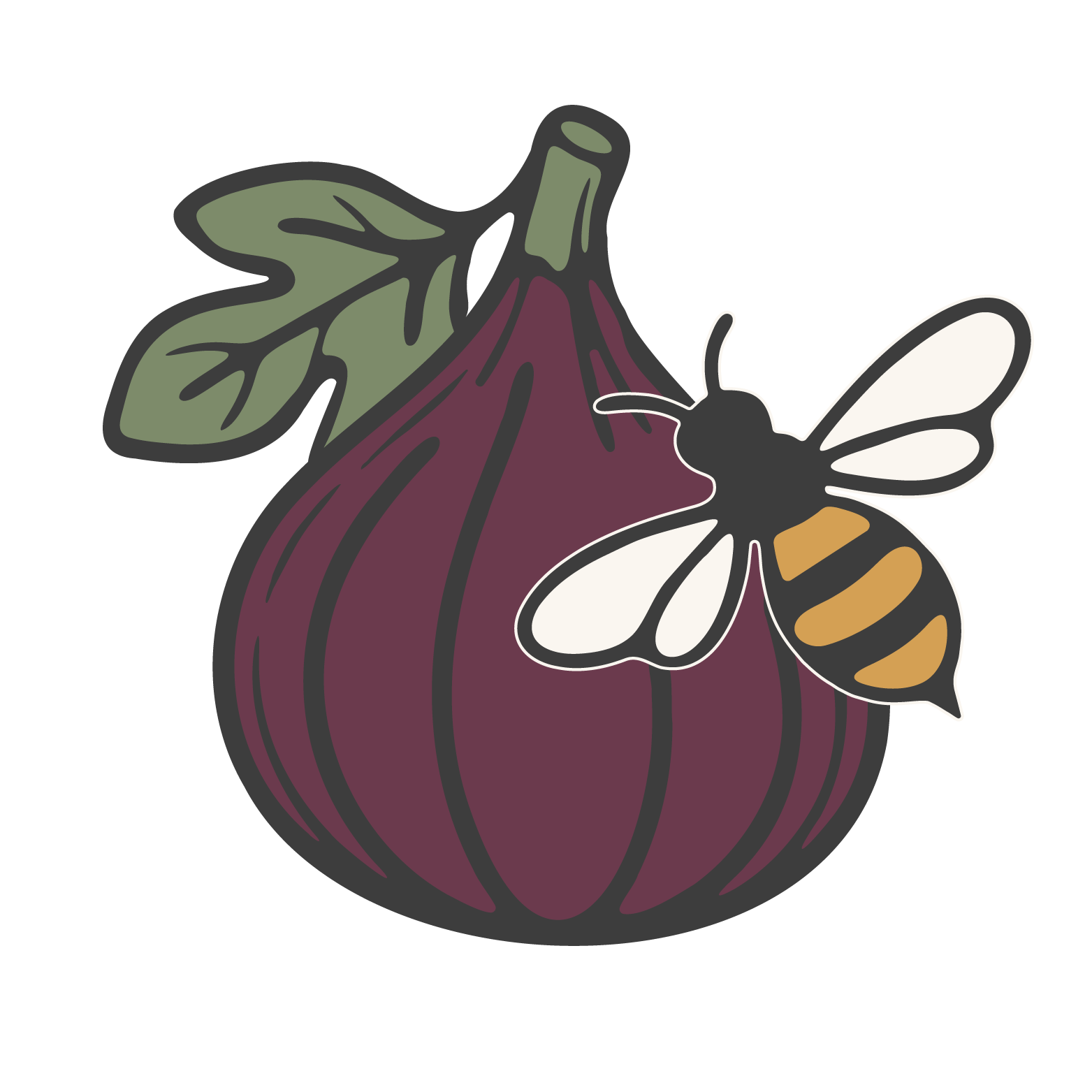 The Fig and Bee Icon